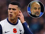 MARTIN KEOWN TALKS TACTICS: Tottenham's flying full back Pedro Porro will be a handful for shaky Man City as Pep Guardiola's men bid to end four-game losing streak