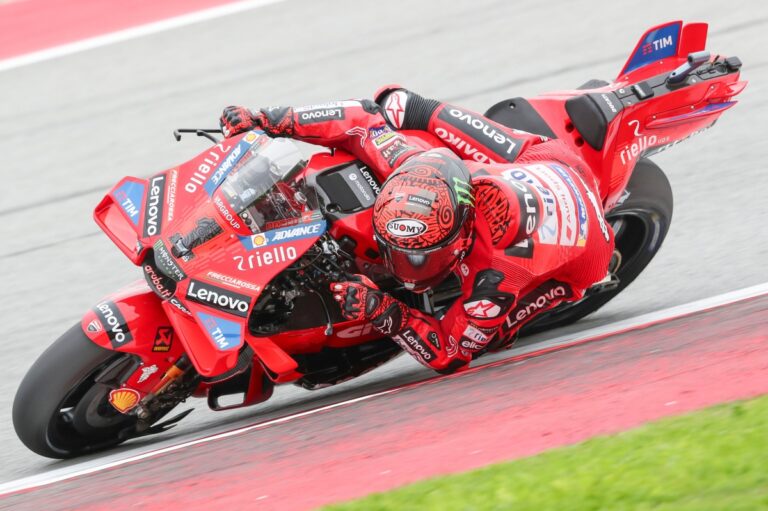 MotoGP Barcelona GP: Bagnaia leads Bezzecchi in second practice, Martin fifth