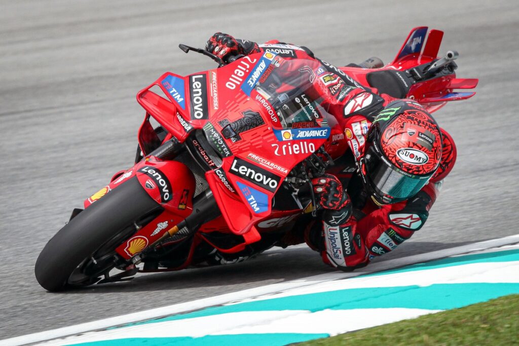 MotoGP Malaysian GP: Bagnaia destroys lap record to grab pole
