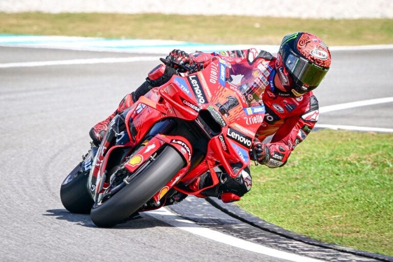MotoGP Malaysian GP: Bagnaia edges out Martin in second practice
