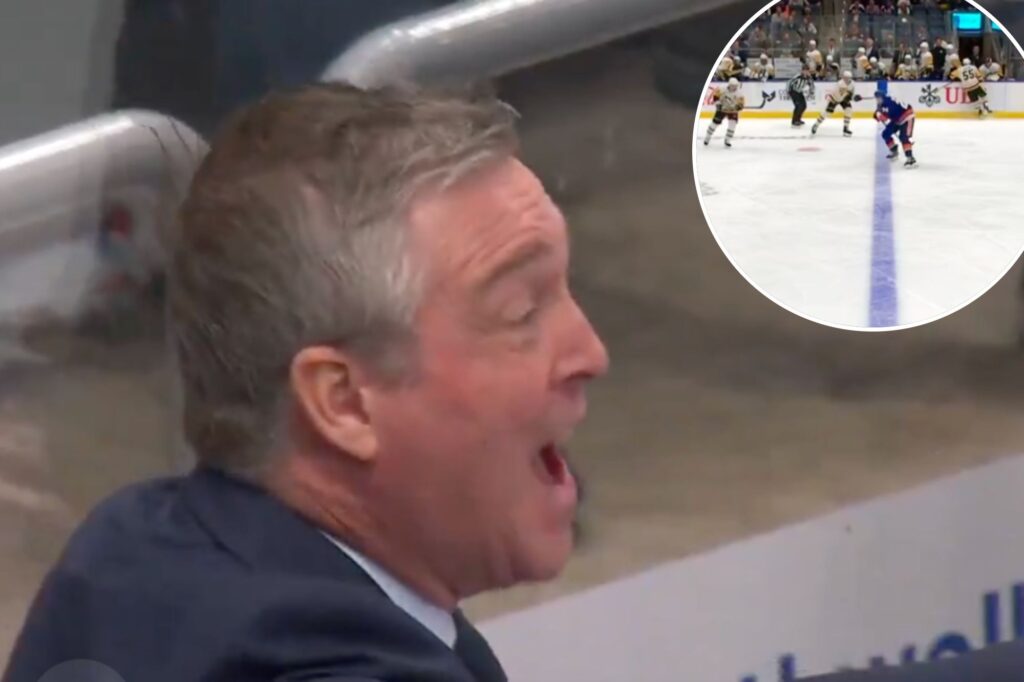 Patrick Roy livid after controversial offside review goes against Islanders