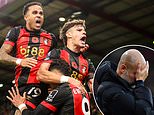 Pep Guardiola admits his tired players 'couldn't handle' Bournemouth's onslaught as injury crisis worsens with Ruben Dias ruled out of Champions League clash against Sporting Lisbon