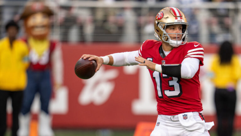 Practice news around Brock Purdy, Nick Bosa and Trent Williams paints bleak Week 13 picture for 49ers
