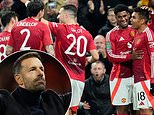 Ruud van Nistelrooy hails Man United star Erik ten Hag was ready to sell in the summer, as Red Devils thrash Leicester 5-2 to reach Carabao Cup quarter-finals