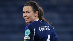 Scotland captain Corsie not fit for play-off final