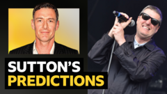 Sutton's predictions v The Farm singer Peter Hooton