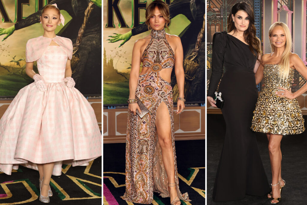 The Los Angeles premiere of ‘Wicked’: Ariana Grande, Jennifer Lopez, Idina Menzel, Kristin Chenoweth and more