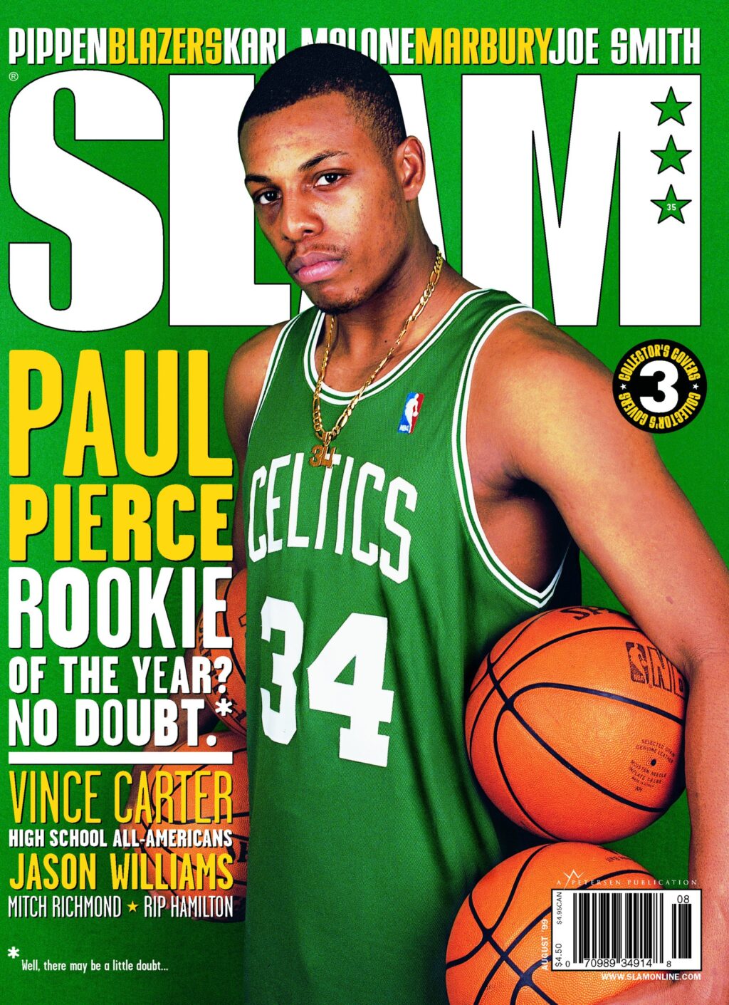 The SLAM Archives: SLAM 35 Featuring Paul Pierce From August of 1999