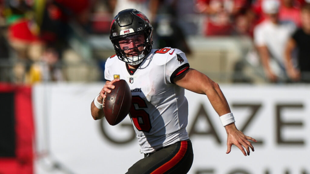Tom Brady had huge praise for Baker Mayfield’s unreal stiff-arm throw