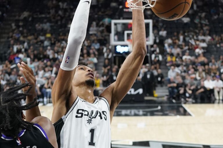 Victor Wembanyama’s hot shooting continues in Spurs win over Kings
