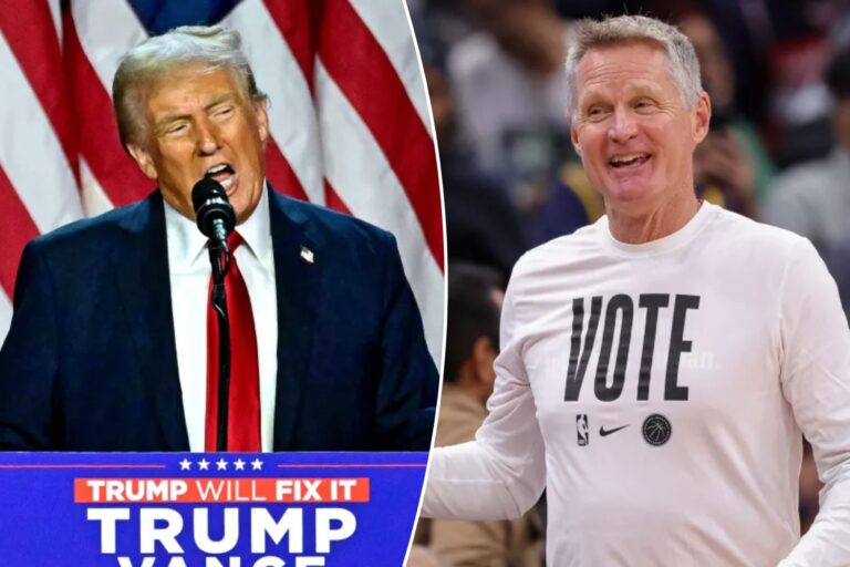 Warriors coach Steve Kerr offers sarcastic response to Donald Trump’s victory