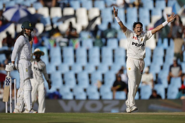 Abbas, Shahzad give Pakistan hope of defending 147