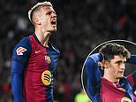 Barcelona's second attempt to register Dani Olmo REJECTED with Spain international set to leave for FREE in a matter of days with both Man United and Man City circling