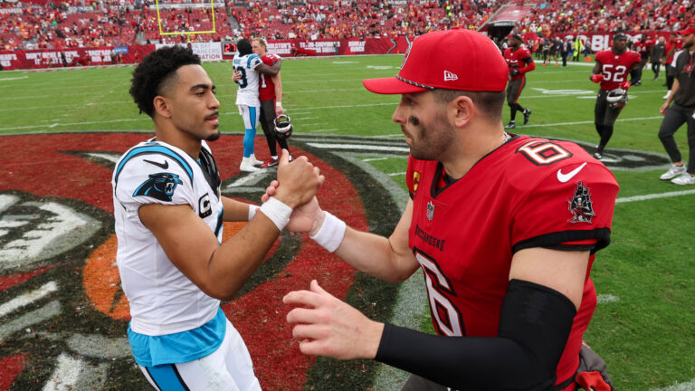 Buccaneers HC Talks Mayfield’s Performance Against Carolina