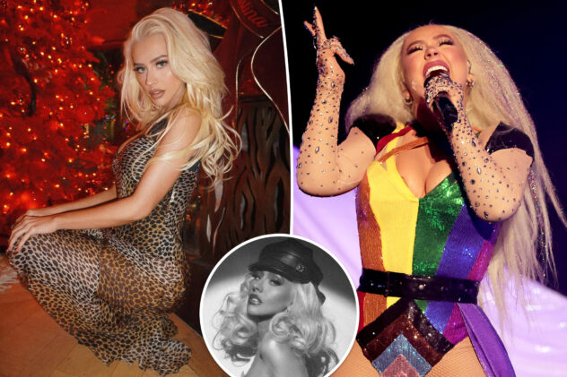 Christina Aguilera, 44, poses in her ‘birthday suit’ after dismissing Ozempic rumors