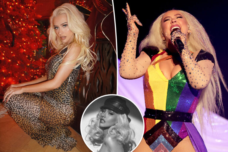 Christina Aguilera, 44, poses in her ‘birthday suit’ after dismissing Ozempic rumors