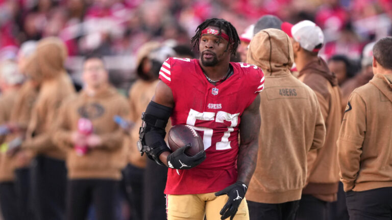 Dre Greenlaw doesn't offer reassurance in comments about free agency and potential 49ers exit