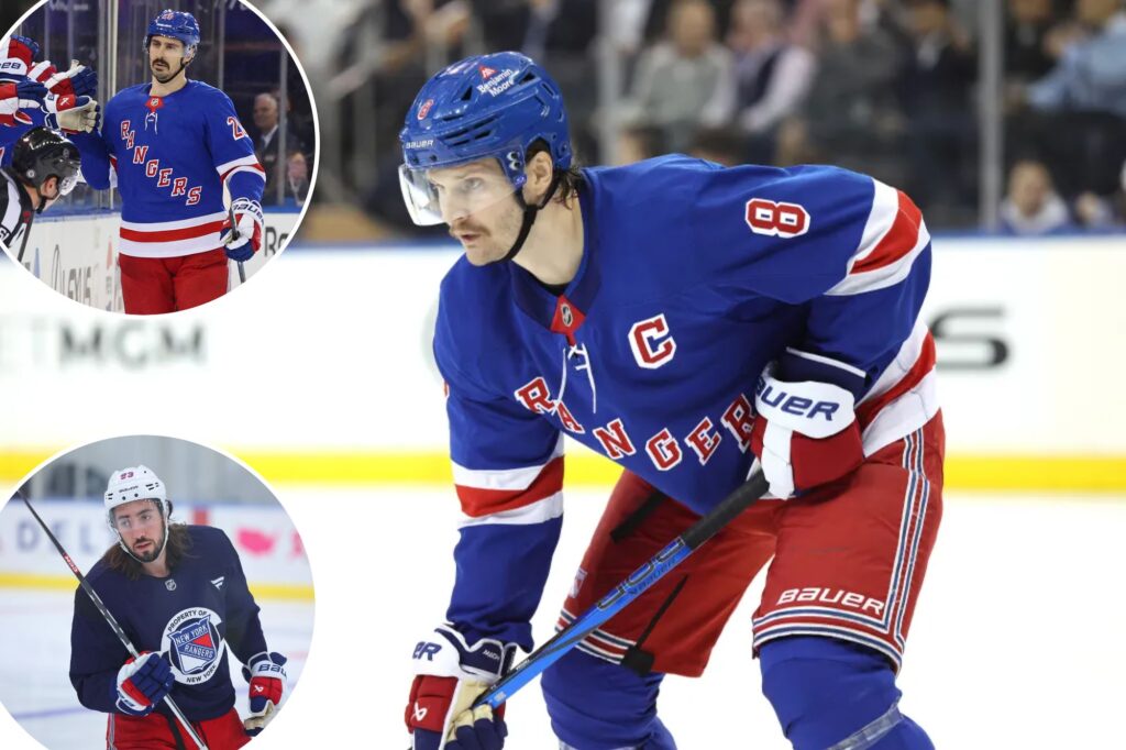 Jacob Trouba’s ex-Rangers teammates keep mum about bombshell trade