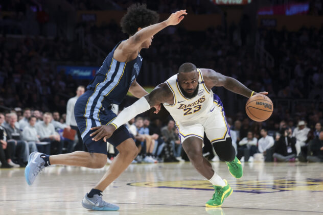 LeBron James reveals foot injury isn’t ‘behind me’ as he makes Lakers return from ‘personal reasons’ absence
