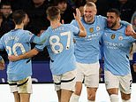 Leicester vs Man City - Premier League RECAP: Pep Guardiola's star man comes to his boss's rescue with much-needed goal as champions edge towards finally ending five-match winless run