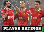 Liverpool 3-1 Leicester PLAYER RATINGS: Which bulldog-like star made things happen on the ball? Who was too lax for the Foxes' opener? And who needs one to go in off his BACKSIDE to end his rotten form?