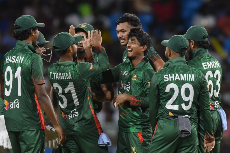 Mahmud's heroic last over helps Bangladesh survive Powell's blitz