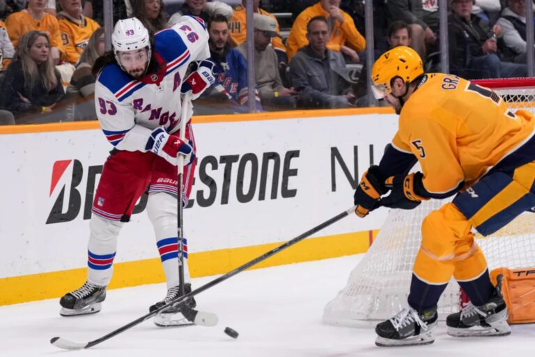 Mika Zibanejad not trying to put ‘focus’ on diminished Rangers ice time