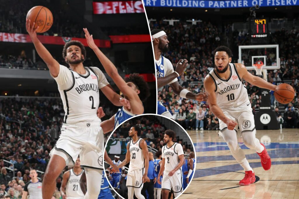 Nets topple shorthanded Bucks as impressive offense erupts in late run