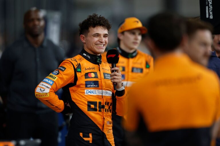 Norris "proudest" to have stuck with McLaren as F1 title looms