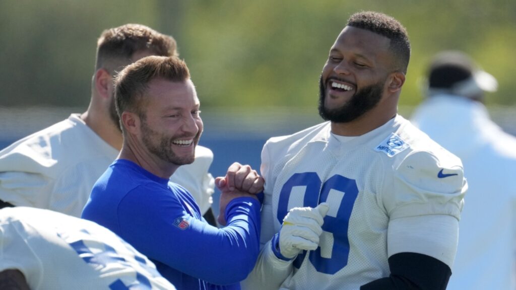 Rams HC Sean McVay addresses potential return of Aaron Donald after DL’s retirement