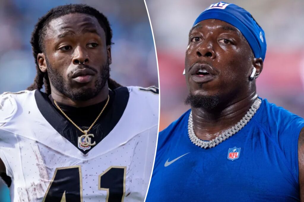 Saints’ Alvin Kamara a big test for Giants’ injury-ravaged defensive line