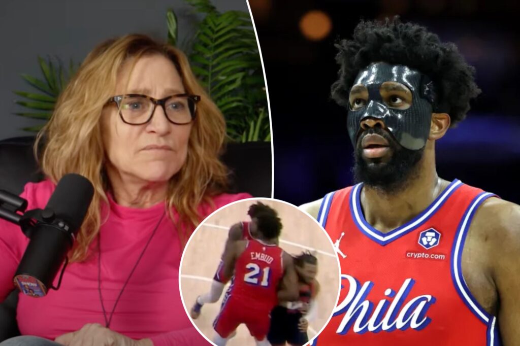‘Sopranos’ star Edie Falco holds a grudge with 76ers’ Joel Embiid: ‘He’s mean’