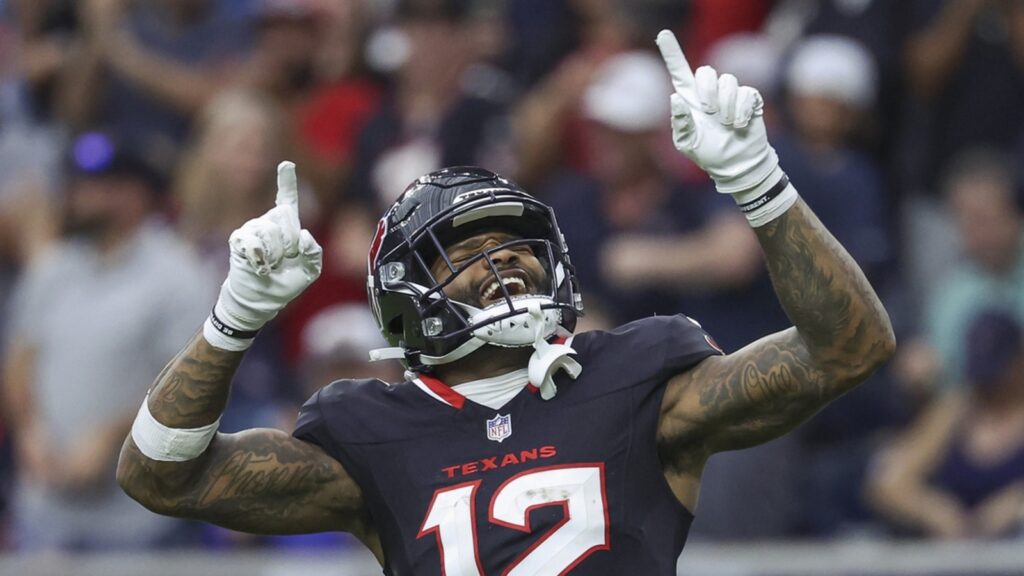 Texans WR Nico Collins says he was fined for tossing TD ball to kid