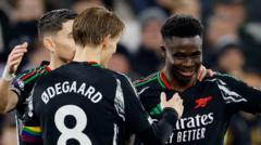'Title race on' - how Odegaard & Saka are keeping Arsenal hopes alive