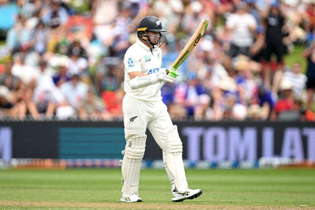 Tom Latham fifty sets NZ up before England make inroads