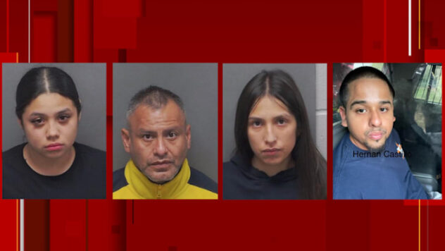 Traffic stop leads to five arrests, seizure of drugs, sheriff’s office says