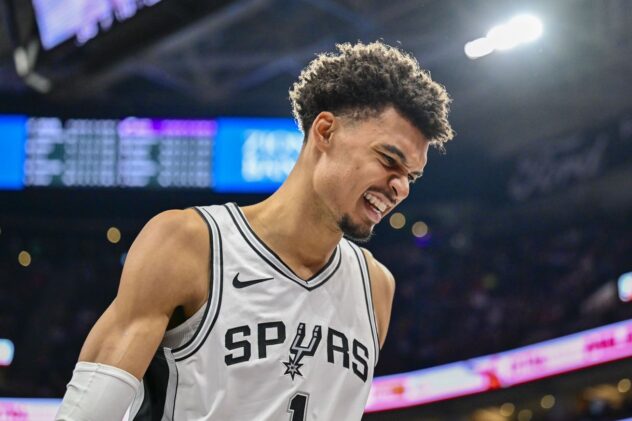 Victor Wembanyama (lower back soreness) will sit out Thursday’s game vs. the Bulls