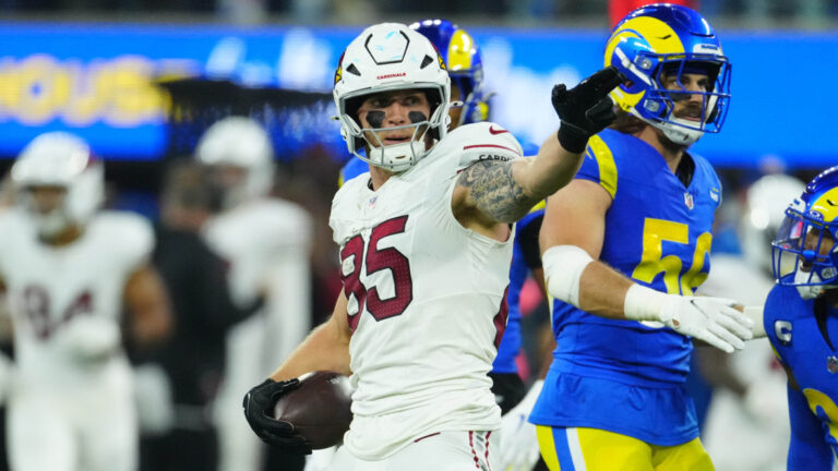 Watch: Trey McBride scores first receiving touchdown after breaking unwanted record