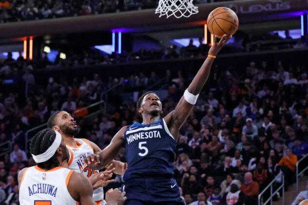 Anthony Edwards has huge night against Knicks after getting extra motivation from best friend