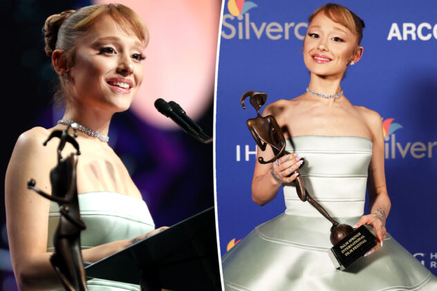 Ariana Grande, 31, thanks ‘Botox and Juvederm’ while accepting rising star award