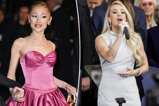 Ariana Grande ‘likes’ shady post about Carrie Underwood’s a capella performance at Trump inauguration
