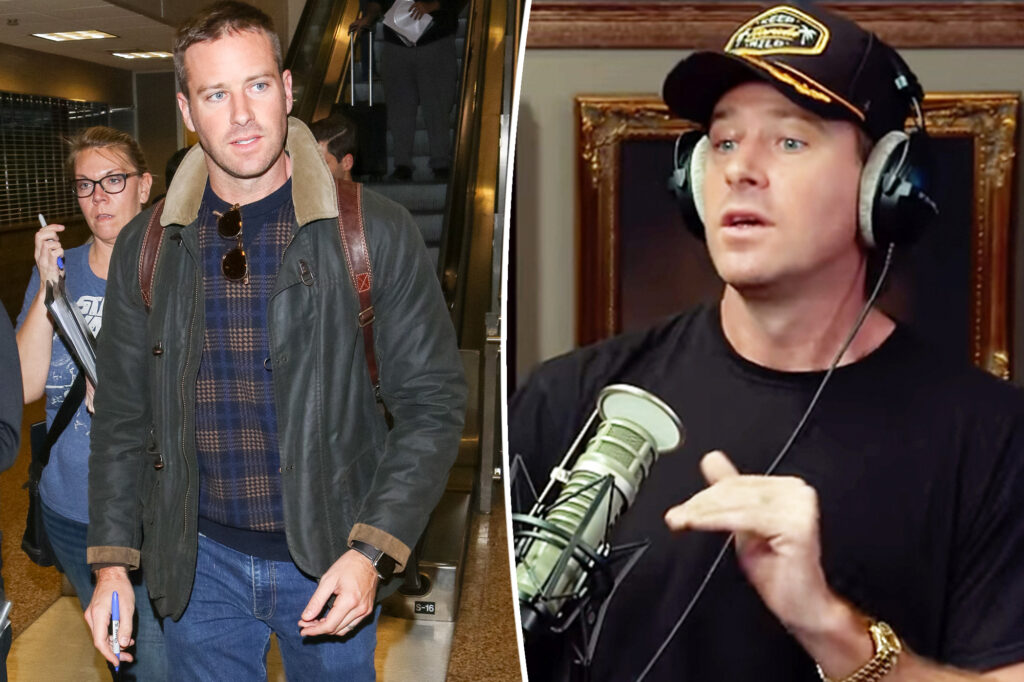 Armie Hammer admits he had sex with women to feed his ego: ‘People were my bags of dope with skin on it’