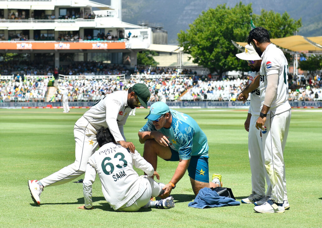 Ayub ruled out of Cape Town Test after suffering ankle injury