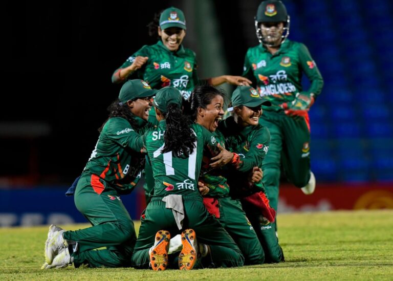 Bangladesh one step away from ODI World Cup qualification after beating West Indies