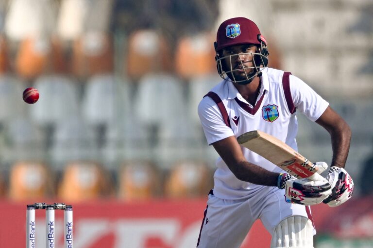 Brathwaite: West Indies had to be 'brave' on pitch where 'you are going to get out'