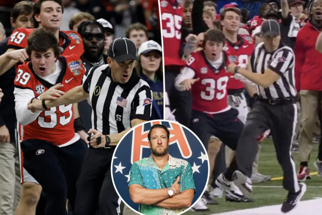 Dave Portnoy, Pat McAfee poke fun at Georgia player Parker Jones over Sugar Bowl sideline blunder