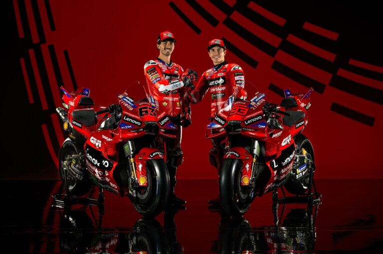Ducati launches Bagnaia and Marquez's 2025 MotoGP bike in Italy