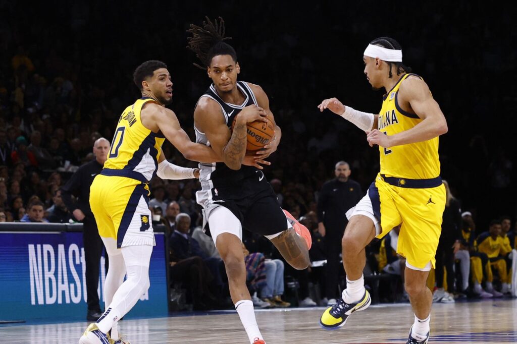 Highlights: Pacers flip the script on the Spurs on Act II of the Paris Games