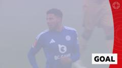 Justin scores for Leicester... but can you see it?