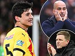 Man City weighing up surprise move for Lens starlet to ease defensive injury concerns... but the champions face competition from TWO Premier League rivals